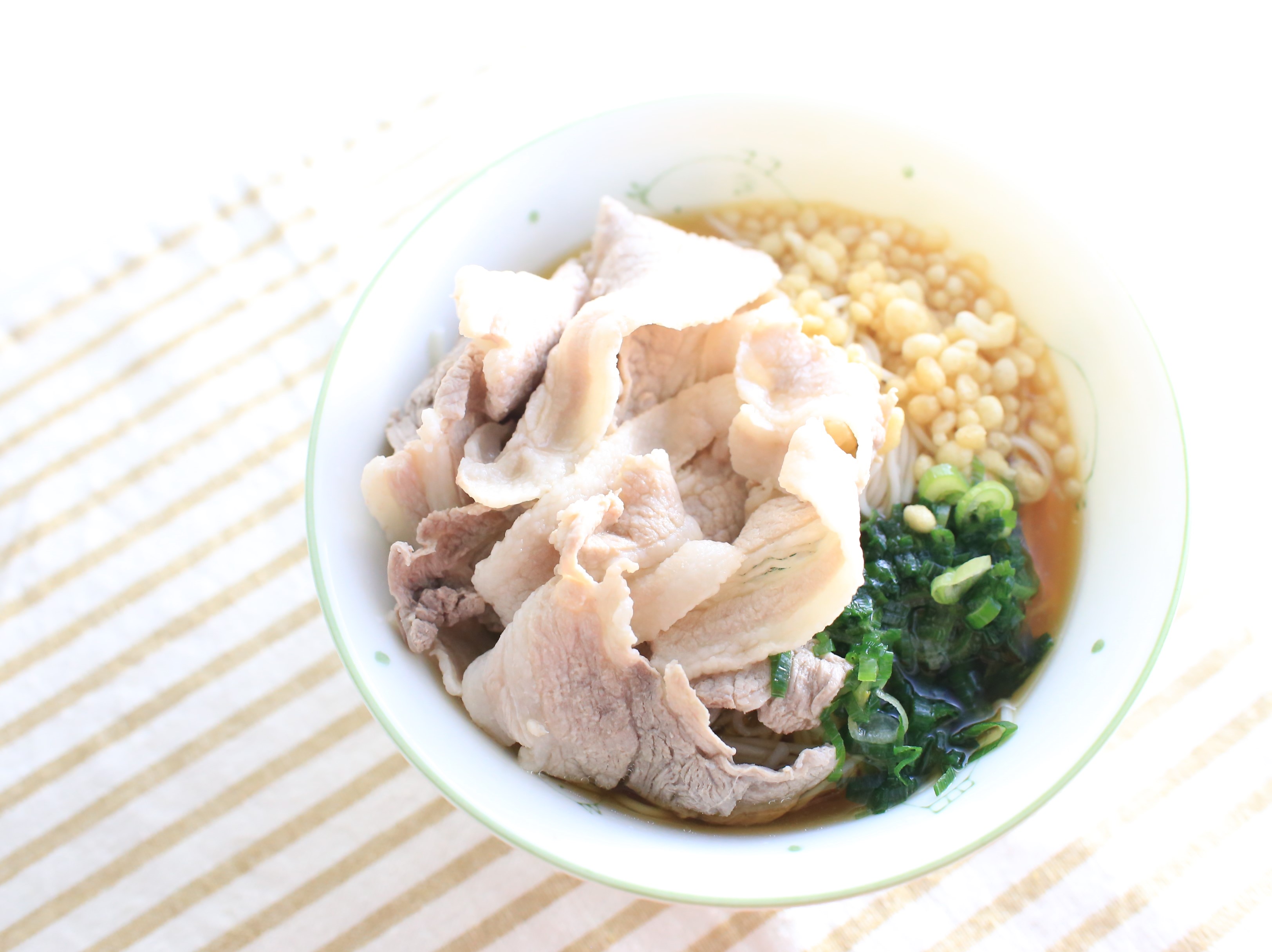 冷やしたぬきそうめんの画像