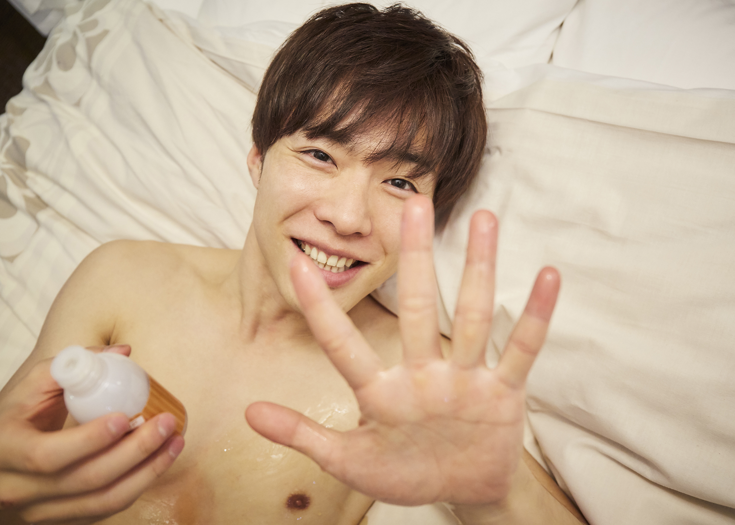 お茶を入れる一徹