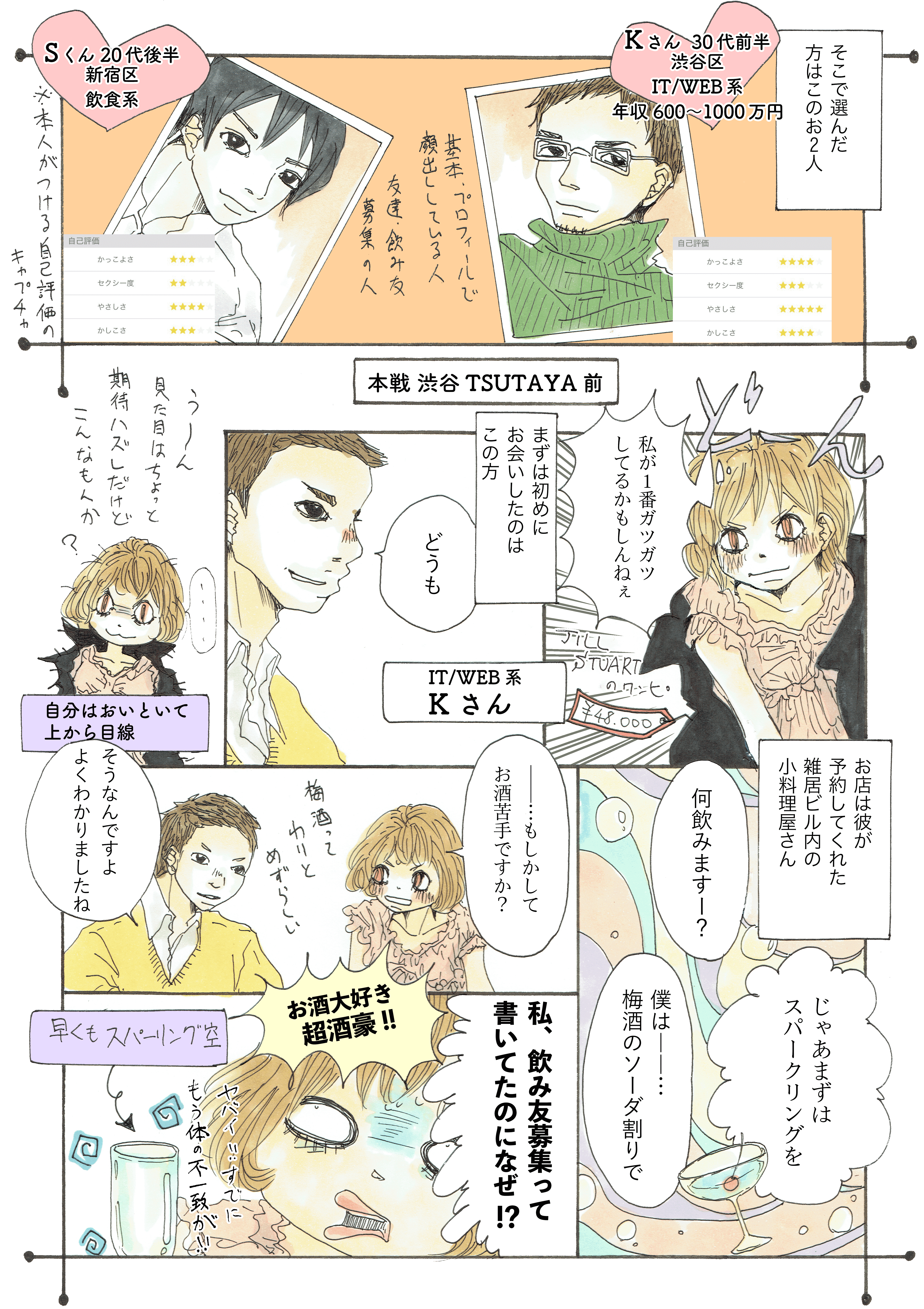 信頼できるイケメンと出会えるマッチングアプリワクワクのレポートマンガ画像