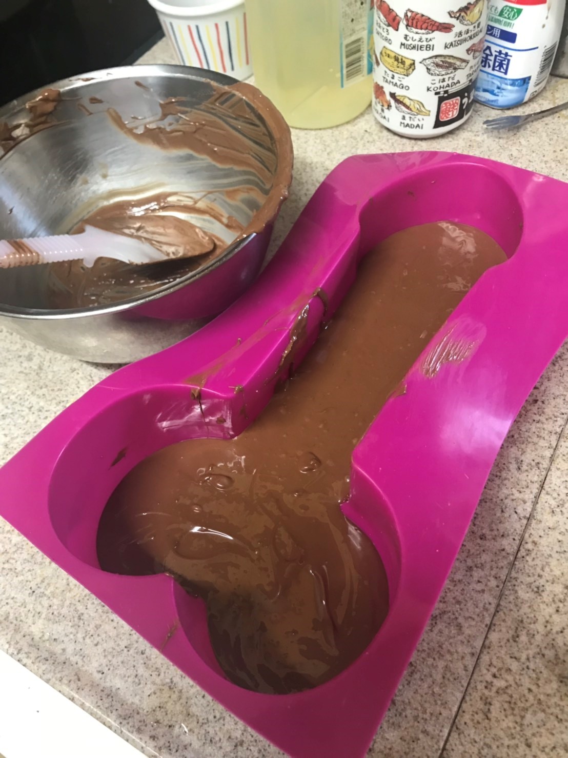 バレンタインに手作りチ〇コをプレゼント