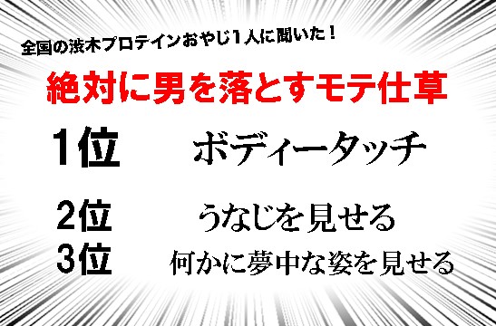 人気モテ仕草ベスト3を本気でやってみた