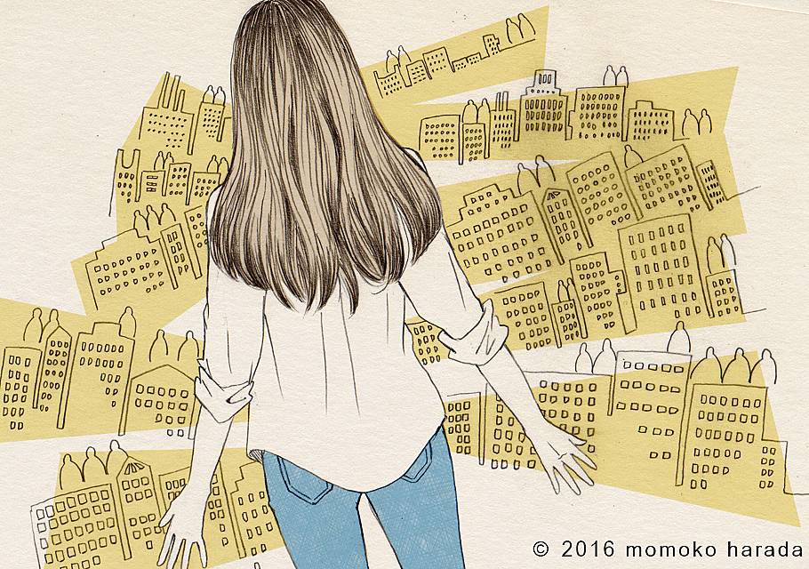 手からいろいろなものを出すドレス姿の手品師のイラスト