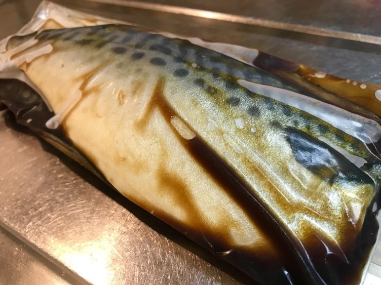 鯖サンドの工程いち