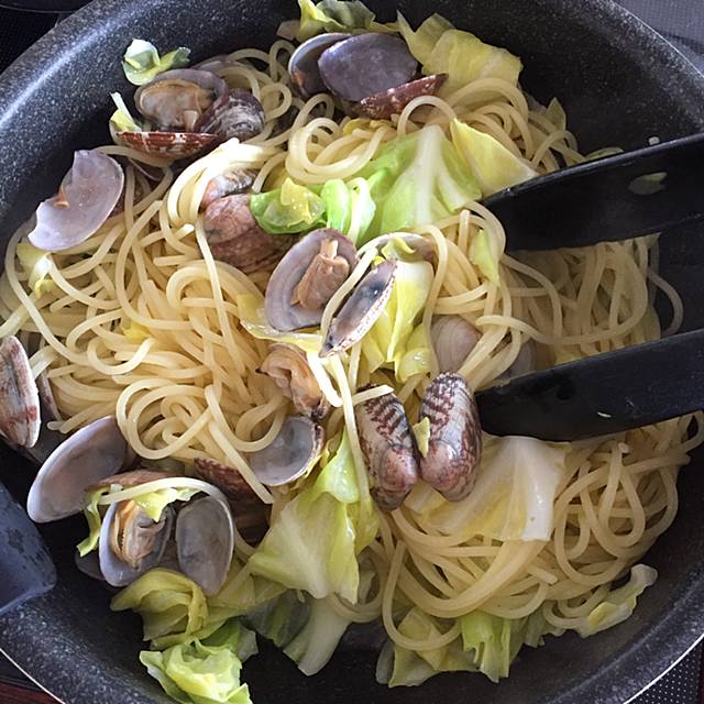 太田みお シティーガールの歳時記 春キャベツ あさり パスタ レシピ おひとりさま
