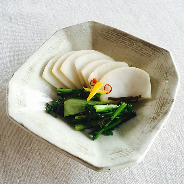 太田みお 春の七草 すずな 蕪の即席漬け 蕪の和風ポタージュ レシピ