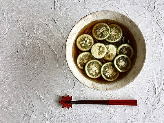 太田みおさんのかぼす蕎麦レシピ