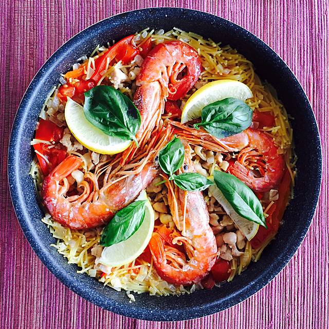 パエリア パスタパエリア ひとり飯