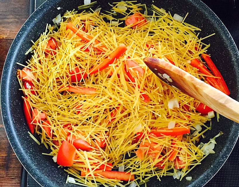 パエリア パスタパエリア ひとり飯