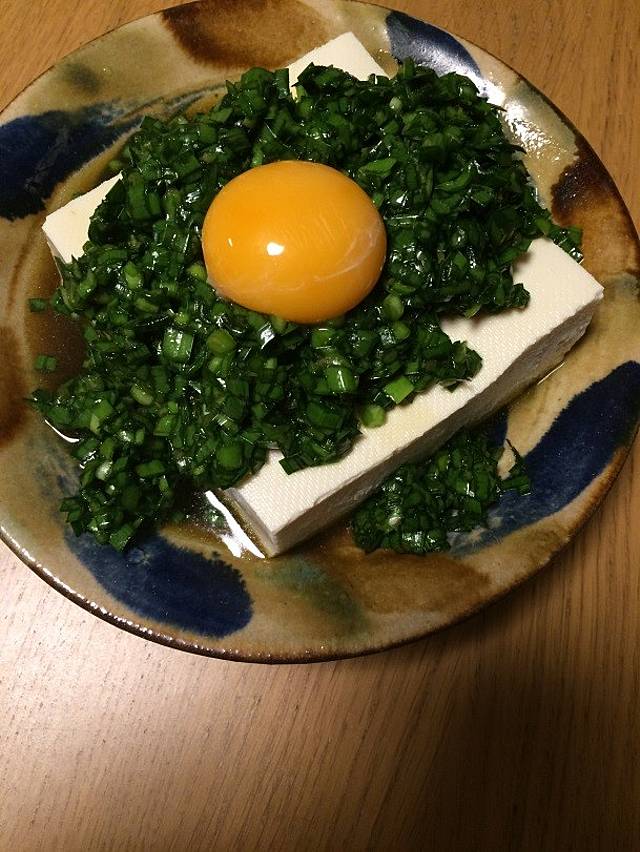 ツレヅレハナコの一人呑み晩酌カンタン生ニラ豆腐おつまみレシピ