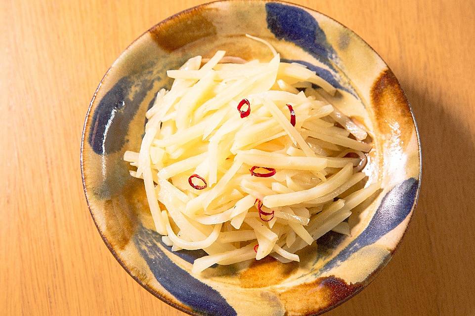 ツレヅレハナコの夜のひとり呑みレシピ シャキシャキ じゃがいも 炒め ツレヅレハナコ ひとり呑み ガレット